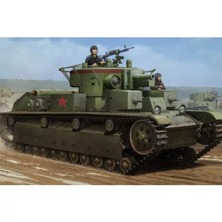 Hobby Boss Soviet T-28 Medium Tank (Welded) makett