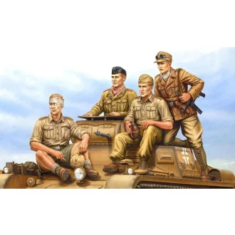 Hobby Boss German Tropical Panzer Crew figura készlet