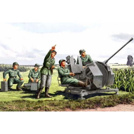 Hobby Boss Artillery Group figure set for 20mm Flak38 makett