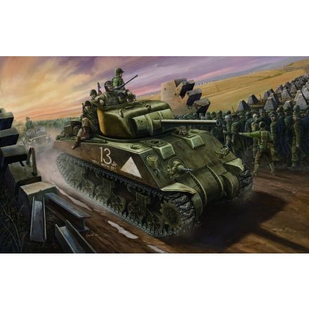 Hobby Boss U.S M4 TANK (Mid -Model) makett