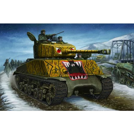 Hobby Boss U.S M4A3E8 TANK makett
