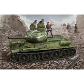   Hobby Boss Russian T-34/85 (1944 flattened turret) tank harcjármű makett