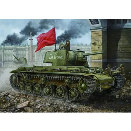 Hobby Boss Russian KV-1 1942 Simplified Turret tank makett