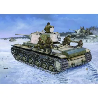 Hobby Boss KV-1 1942 Heavy Cast Turret Tank makett