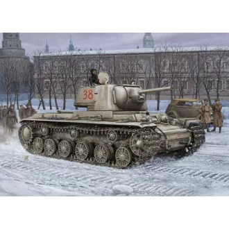   Hobby Boss Russian KV -1'S Ehkranami tank harcjármű makett