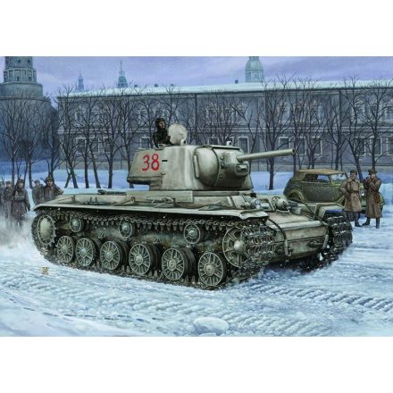 Hobby Boss Russian KV -1'S Ehkranami tank makett