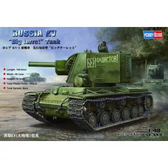 Hobby Boss Russian KV Big Turret Tank harcjármű makett