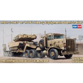   Hobby Boss M911 C-HET w/m747 Heavy Equipment Semi- Trailer makett