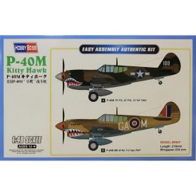 Hobby Boss P-40E Kitty Hawk Fighter makett