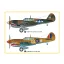 Hobby Boss P-40E Kitty Hawk Fighter repülő makett
