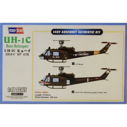 Hobby Boss UH-1C Huey Helicopter makett