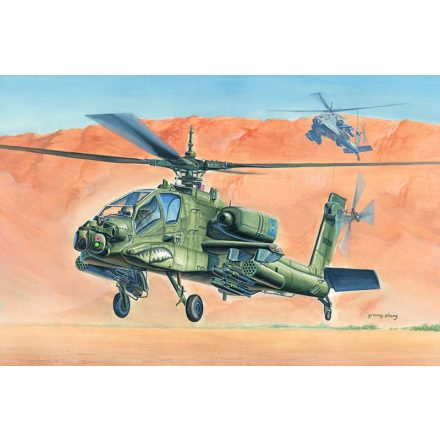 Hobby Boss AH-64A Apache Attack Helicopter makett