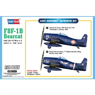 Hobby Boss F8F-1B Bearcat repülő makett