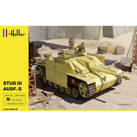 Heller STUG III AUSF. G  makett
