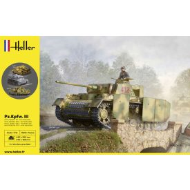 Heller Pz.Kpfw.III Ausf. J,L,M (4in1) makett