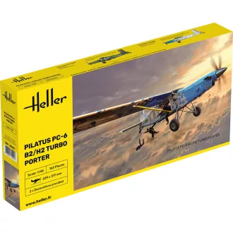 Heller Pilatus PC-6 B2/H2 Turbo Porter repülő makett