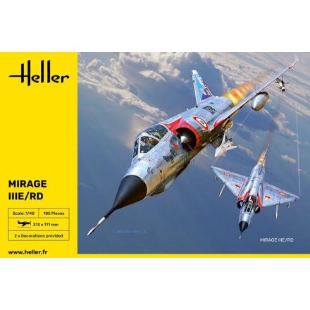 Heller Mirage IIIE-O-R-RD-EE-EA makett