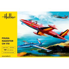 Heller Fouga Magister CM 170 makett