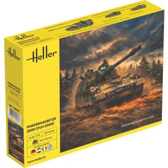 Heller Panzerhaubitze 2000 (PzH 2000) harcjármű makett