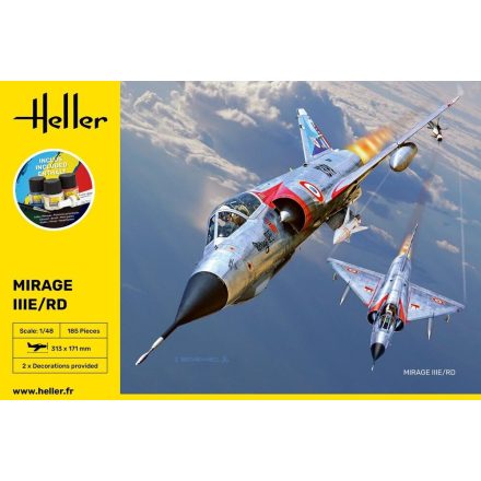 Heller STARTER KIT Mirage IIIE-O-R-RD-EE-EA makett
