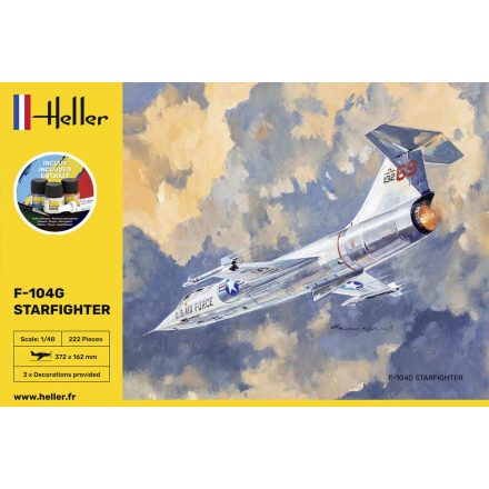 Heller STARTER KIT F-104G Starfighter makett
