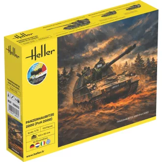   Heller STARTER KIT Panzerhaubitze 2000 (PzH 2000) harcjármű makett
