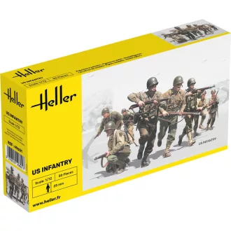 Heller US Infantry figura makett
