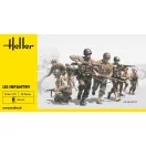 Heller US Infantry figura makett