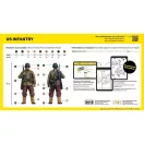 Heller US Infantry figura makett