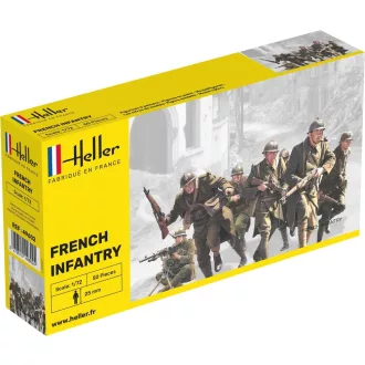 Heller French Infantry figura makett