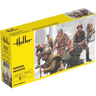 Heller Russian Infantry figura makett
