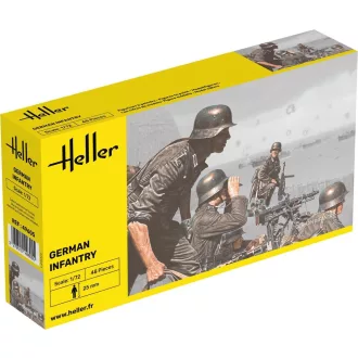 Heller German Infantry figura makett