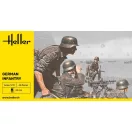 Heller German Infantry figura makett