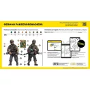 Heller German Panzergrenadiers figura makett