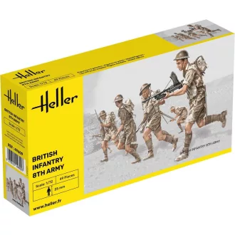 Heller Britische Infanterie 8. Armee figura makett