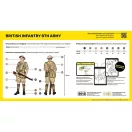 Heller Britische Infanterie 8. Armee figura makett