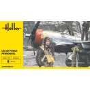 Heller US Air Force Personal figura makett