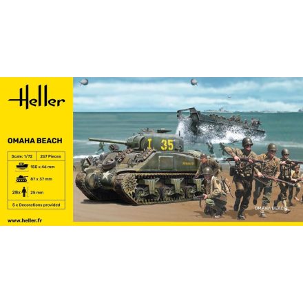Heller Omaha Beach makett