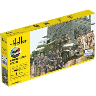 Heller STARTER KIT Sainte-Mère-Eglise dioráma makett