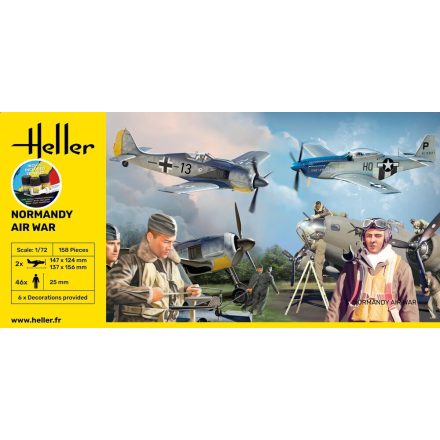 Heller STARTER KIT Normandy Airwar makett