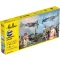 Heller STARTER KIT Normandy Airwar dioráma makett