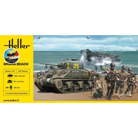 Heller STARTER KIT Omaha Beach makett