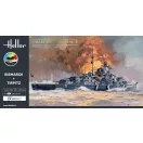 Heller STARTER KIT Twin Set Bismarck + Tirpitz hajó makett
