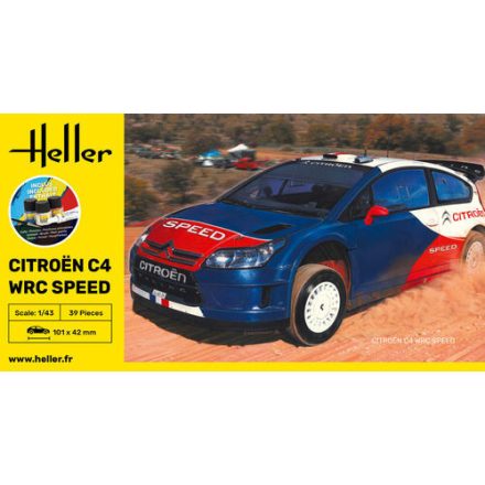 Heller STARTER KIT Citroën C4 WRC Speed makett