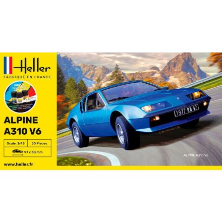 Heller STARTER KIT Alpine A310 makett