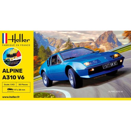 Heller STARTER KIT Alpine A310 makett
