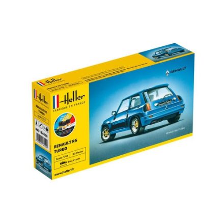 Heller STARTER KIT Renault R5 Turbo makett