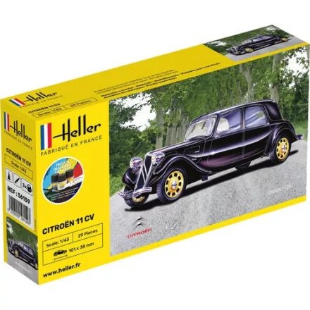 Heller STARTER KIT Citroen 11 CV makett