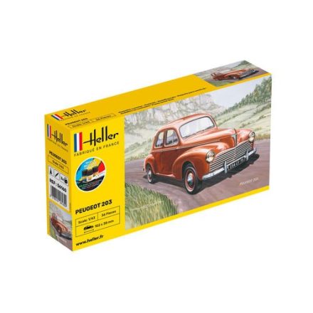 Heller STARTER KIT Peugeot 203 makett