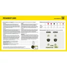Heller STARTER KIT Peugeot 203 autó makett